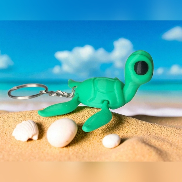 Sea Turtle Keychain! - Picture 2 of 6